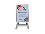 WINDMASTER™ A1 (594 x 841 mm) - āra štenders ar atsperēm un snap rāmi