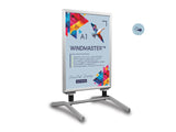 WINDMASTER™ A1 (594 x 841 mm) - āra štenders ar atsperēm un snap rāmi
