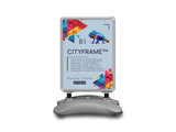 CITYFRAME™ B1 (707 x 1000 mm) - āra štenders ar ūdens bāzi