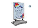 CITYFRAME™ B1 (707 x 1000 mm) - āra štenders ar ūdens bāzi