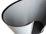 Flagpole Finial "White Teardrop"