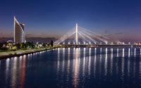 Tilts starp divām Rīgām