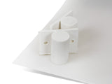 Flagpole Finial "White Teardrop"
