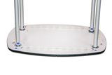 LED reklāmas lete ar tekstila apdruku 80 × 53 × 100 cm