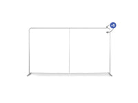 AZURE HORIZON: Elegants 400 x 230 cm Auduma Reklāmas Stends