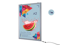 LED BOX™ Divpusējs plakātu rāmis, Economy, A2