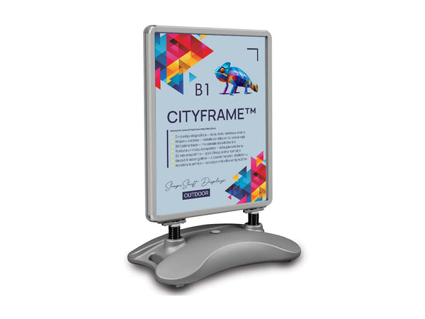 CITYFRAME™ B1 (707 x 1000 mm) - āra štenders ar ūdens bāzi