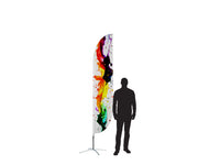 Pludmales reklāmas karogs Classic M izmērā ar garumu 310 cm un karoga izmēru 60x260 cm