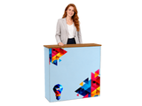 Premium LED reklāmas lete ar tekstila apdruku 106 × 40 × 106 cm