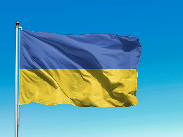 Izturīgs Ukrainas karogs