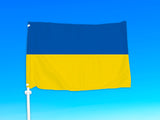 Liels Ukrainas auto karogs 30 x 50 cm