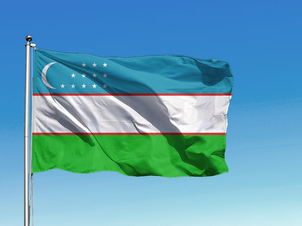 Uzbekistānas karogs