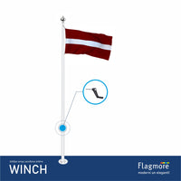 Karoga masts NORDIC / WINCH (10m un 12m)